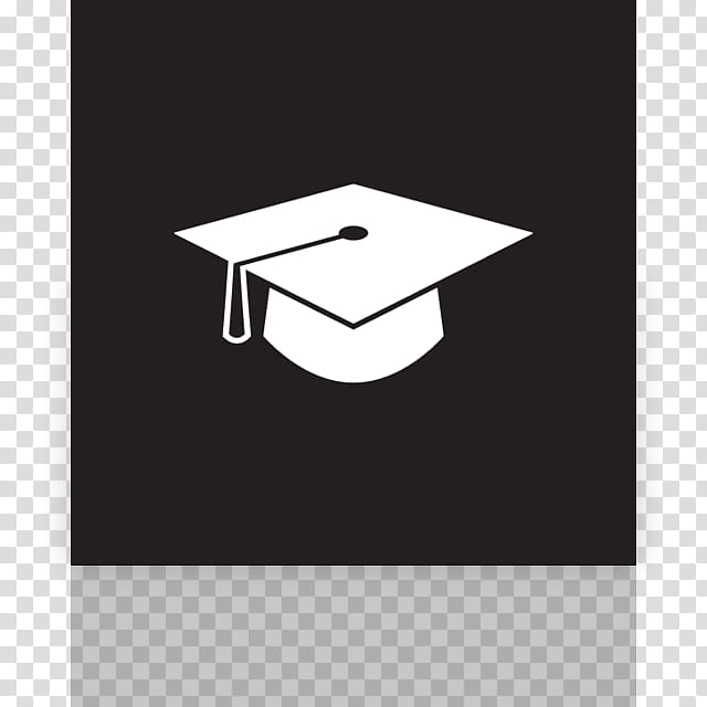 Metro UI Icon Set  Icons, Graduation_mirror, square white academic hat art transparent background PNG clipart