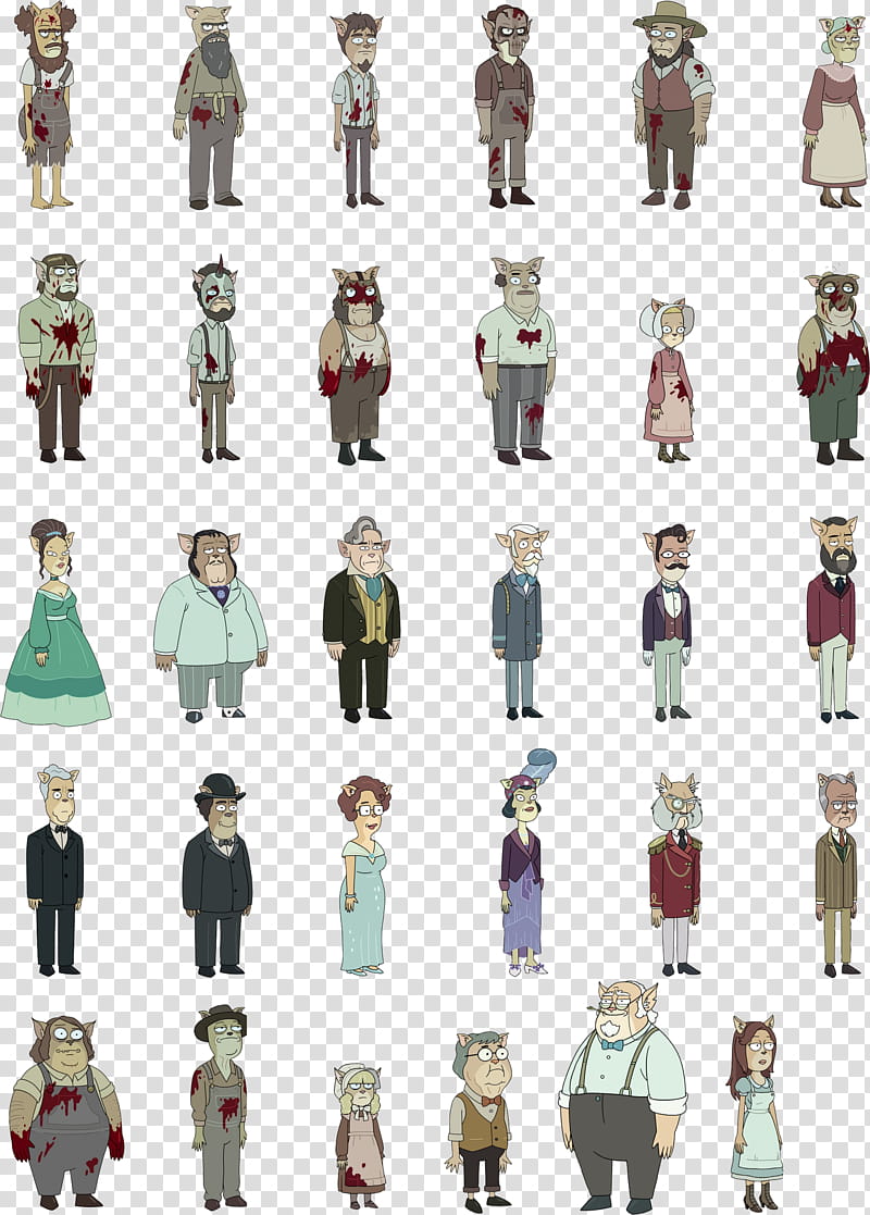 Rick and Morty HQ Resource , people wearing clothes illustrations transparent background PNG clipart