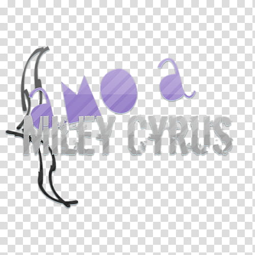 Amo a Miley Cyrus transparent background PNG clipart