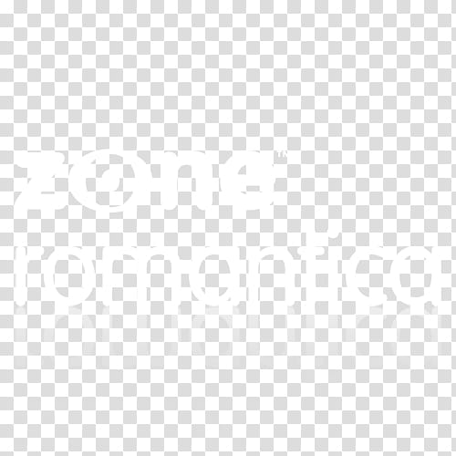 TV Channel icons , zone_romantica_white_mirror, Zone Romantica logo transparent background PNG clipart
