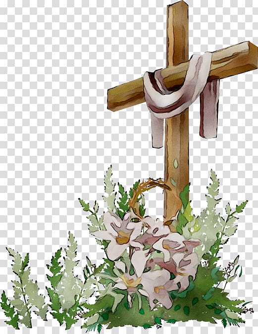 Easter Flower, Calvary, Easter
, Christian Cross, Bible, Christianity, Resurrection Of Jesus, Crucifixion Of Jesus transparent background PNG clipart