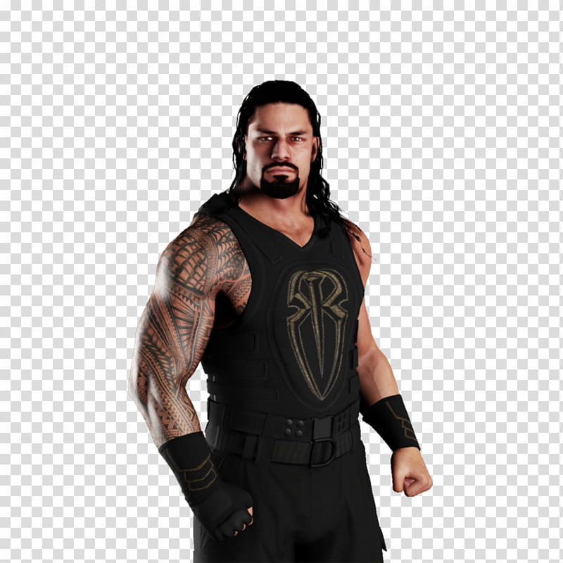 Roman Reigns WWE K Render transparent background PNG clipart