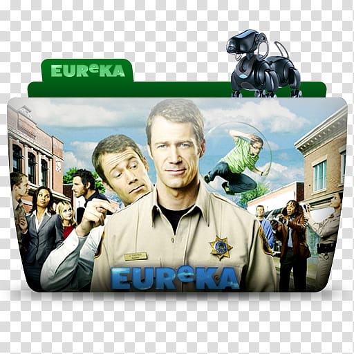 TV Folder Icons ColorFlow Set , Eureka, Eureka movie still screenshot transparent background PNG clipart