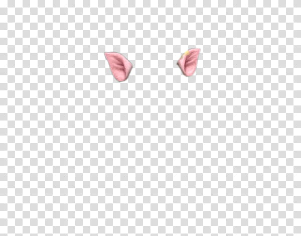 SNAPCHAT , pig ears transparent background PNG clipart