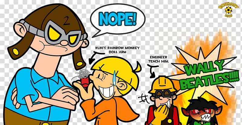KND in TF Joke NOPE transparent background PNG clipart