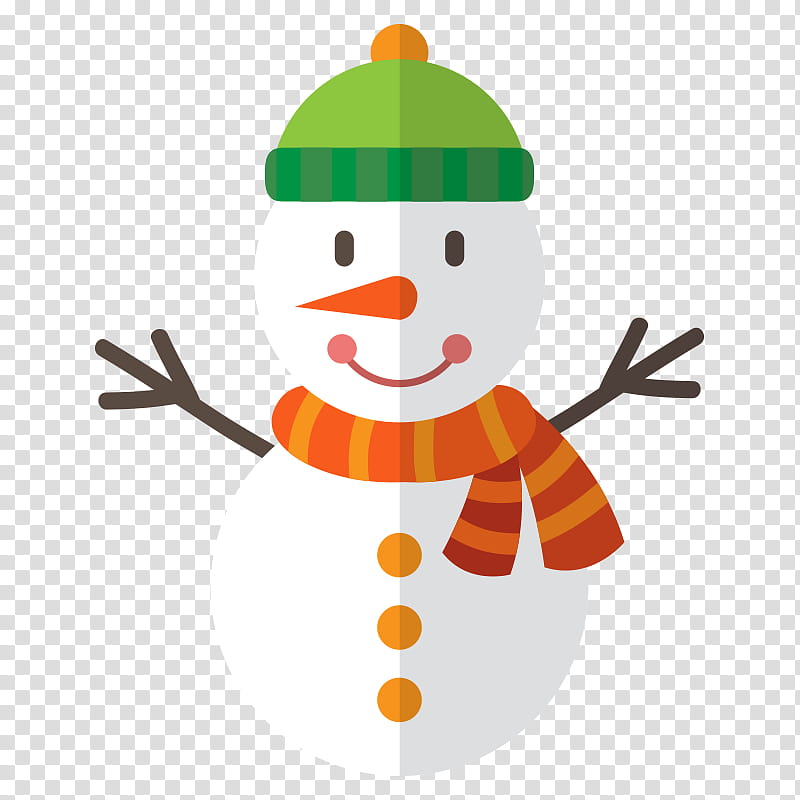 Snow Christmas Tree, Santa Claus, Christmas Day, Snowman, Christmas Ornament, Nutcracker, Poster, Orange transparent background PNG clipart