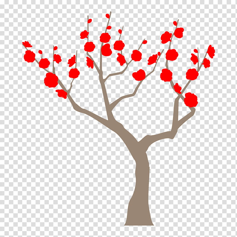 plum tree plum winter flower, Plant, Branch transparent background PNG clipart