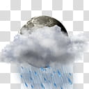 AccuWeather COLOR Weather Skin, white clouds and rain transparent background PNG clipart