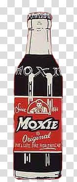Retro, Moxie Original bottle transparent background PNG clipart