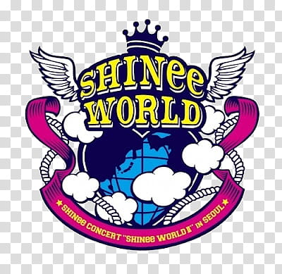 FREE Kpop Logo, Shinee World Concert logo transparent background PNG clipart