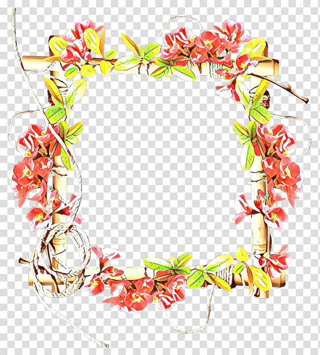 lei plant wreath flower, Cartoon transparent background PNG clipart