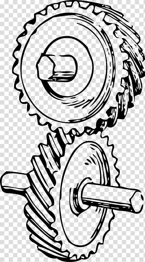 Engineer, Gear, Mechanical Engineering, Drawing, Line Art, Coloring Book, Blackandwhite transparent background PNG clipart