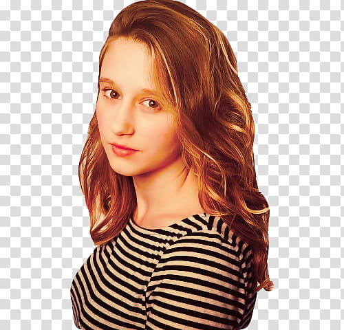 Taissa Farmiga  s, woman wearing striped shirt transparent background PNG clipart