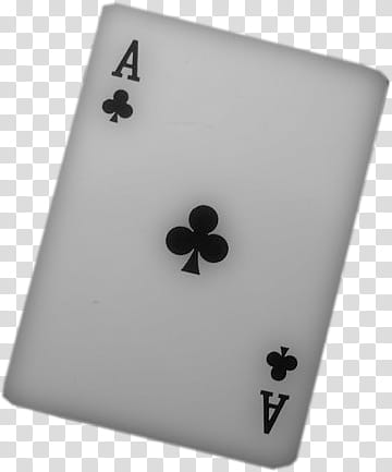 Ace of Clubs playing card transparent background PNG clipart