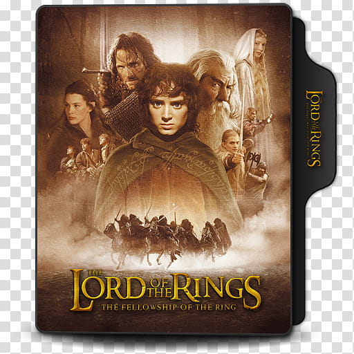 The Lord of the Rings Collection Folder Icons, The Lord of the Rings, The Fellowship of the Ring transparent background PNG clipart