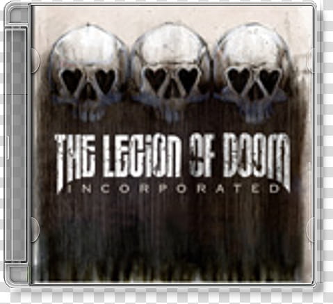 Album Cover Icons, the legion of doom, The Legion of Doom Incorporated jewel case transparent background PNG clipart