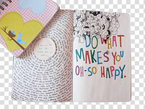 do what makes you oh-so happy book transparent background PNG clipart