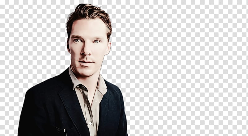 Watercolor Business, Paint, Wet Ink, Benedict Cumberbatch, Microphone, Actor, Film, Academy Award For Best transparent background PNG clipart