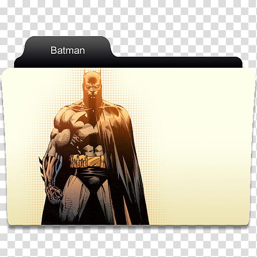 DC Comics Folder , Batman  transparent background PNG clipart