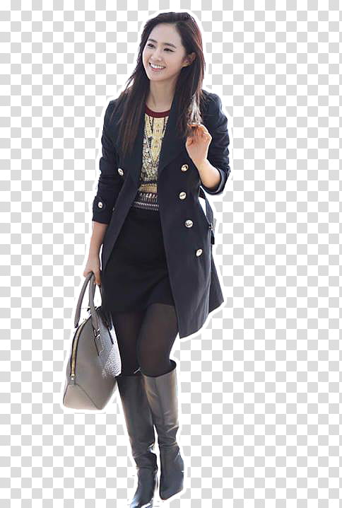 Yuri in Airport for Burberry Events  transparent background PNG clipart