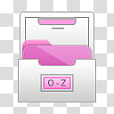 Girlz Love Icons , archive, pink drawer icon transparent background PNG clipart