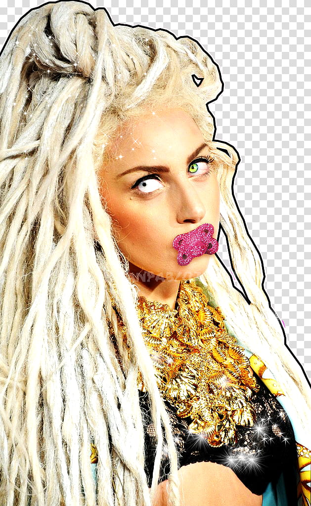 Lady Gaga  ,  transparent background PNG clipart
