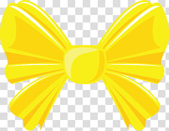 Colorful Bows, yellow bow tie transparent background PNG clipart