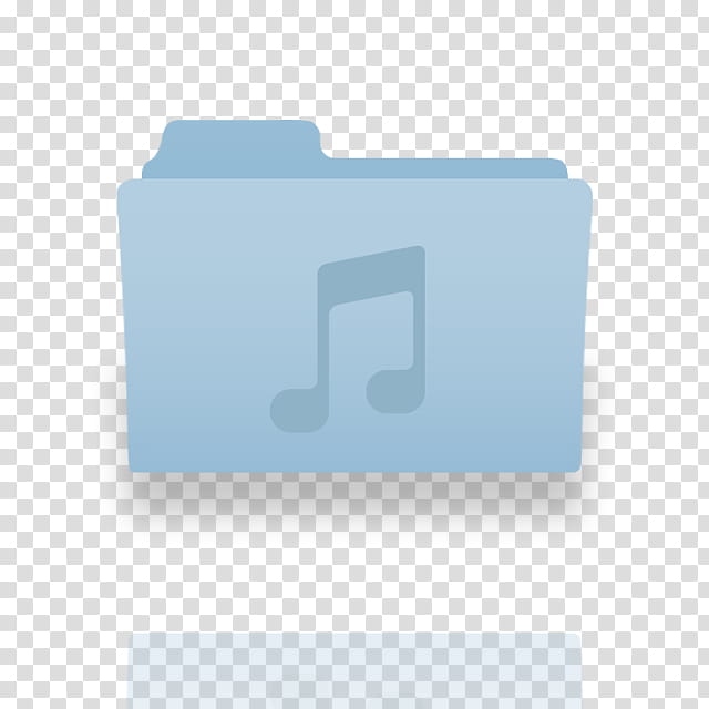OS X Mavericks icons, Folder Music mirror transparent background PNG clipart
