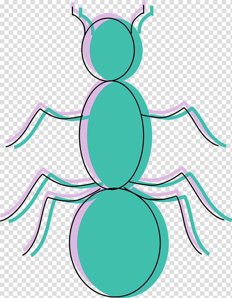 Color, Ant, Cyan, Blue, Silhouette, Cartoon, Black, Turquoise transparent background PNG clipart
