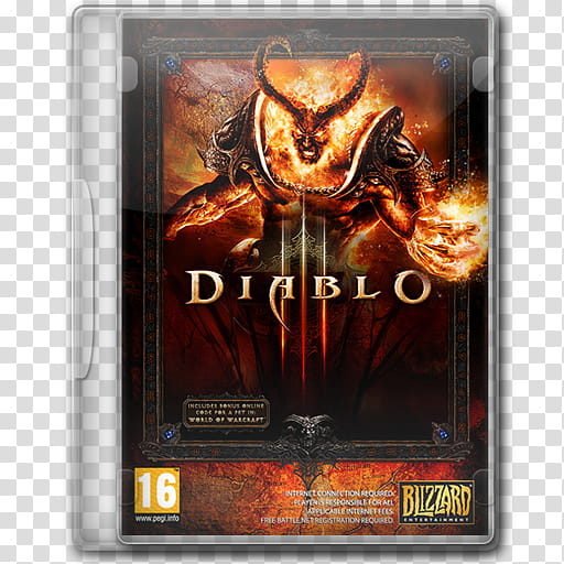 Game Icons , Diablo-III, Diablo poster transparent background PNG clipart