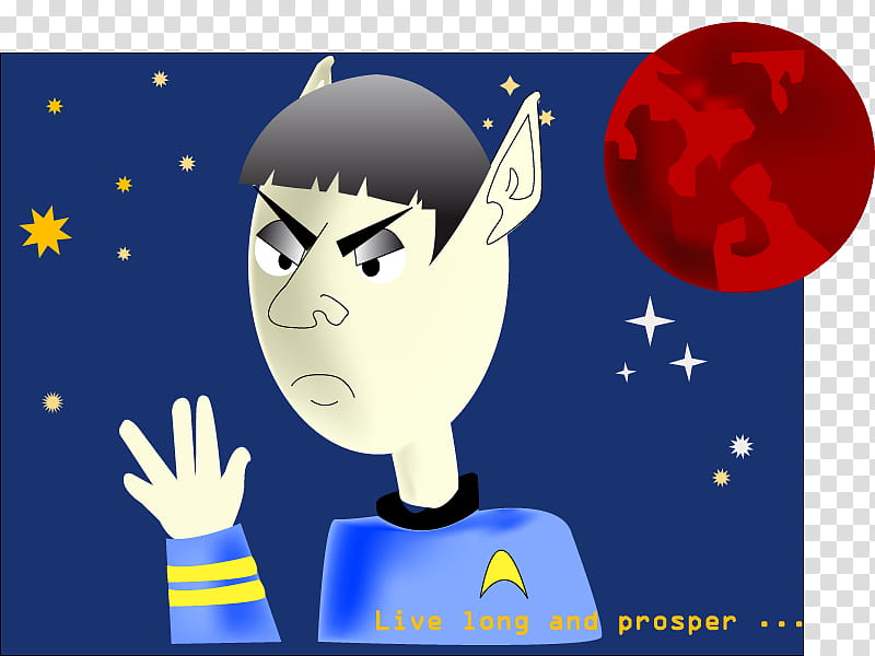 Long live and prosper... transparent background PNG clipart