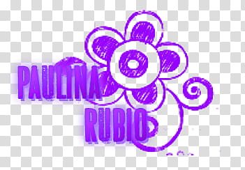 Paulina Rubio texto transparent background PNG clipart