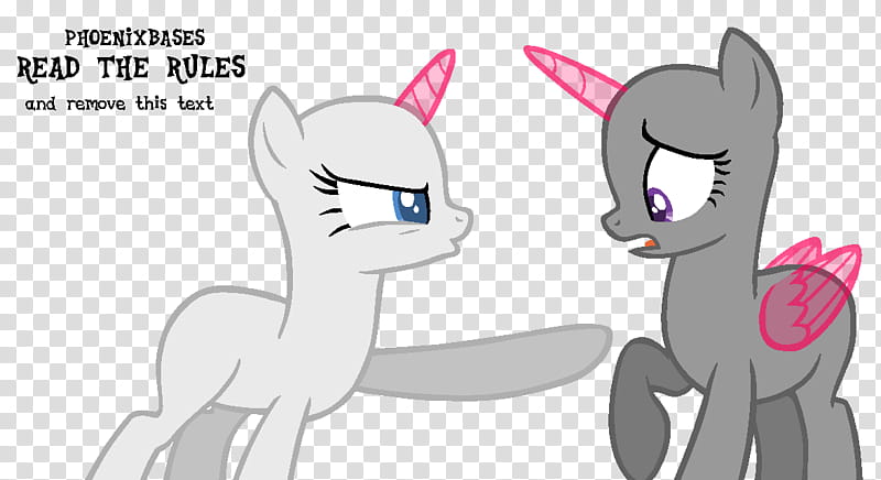 MLP Base Is only because, grey and white unicorns transparent background PNG clipart