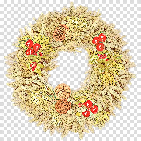 Christmas decoration, Cartoon, Wreath, Fashion Accessory, Lei, Plant, Flower, Interior Design transparent background PNG clipart