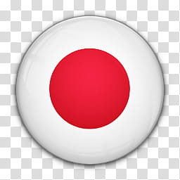 World Flag Icons Round White And Red Japan Flag Art Transparent Background Png Clipart Hiclipart