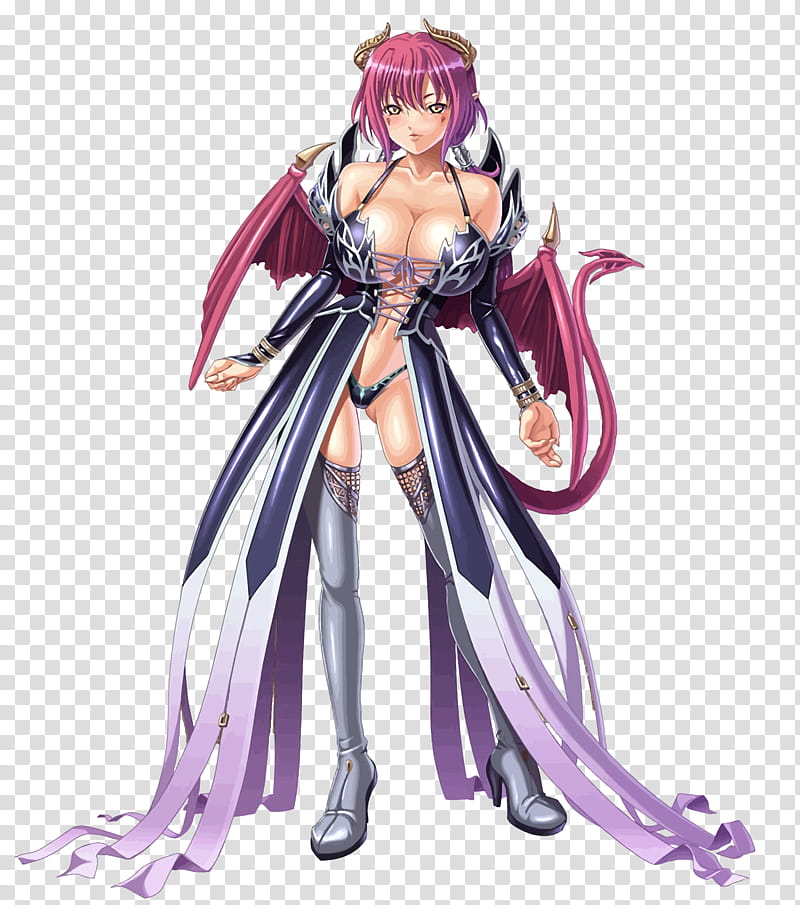 Shamsiel Kyonyuu fantasy Succubus, female anime character transparent background PNG clipart