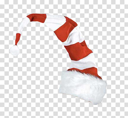 Christmas, white and red Christmas hat transparent background PNG clipart