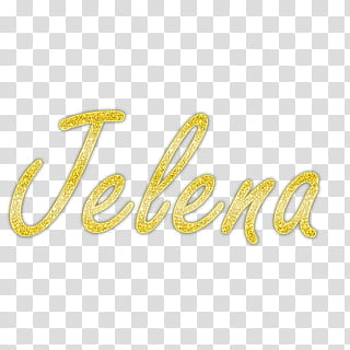 Jelena, Jelena text art transparent background PNG clipart