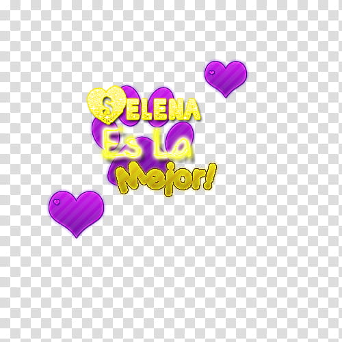 TEXTO Selena Es La Mejor transparent background PNG clipart