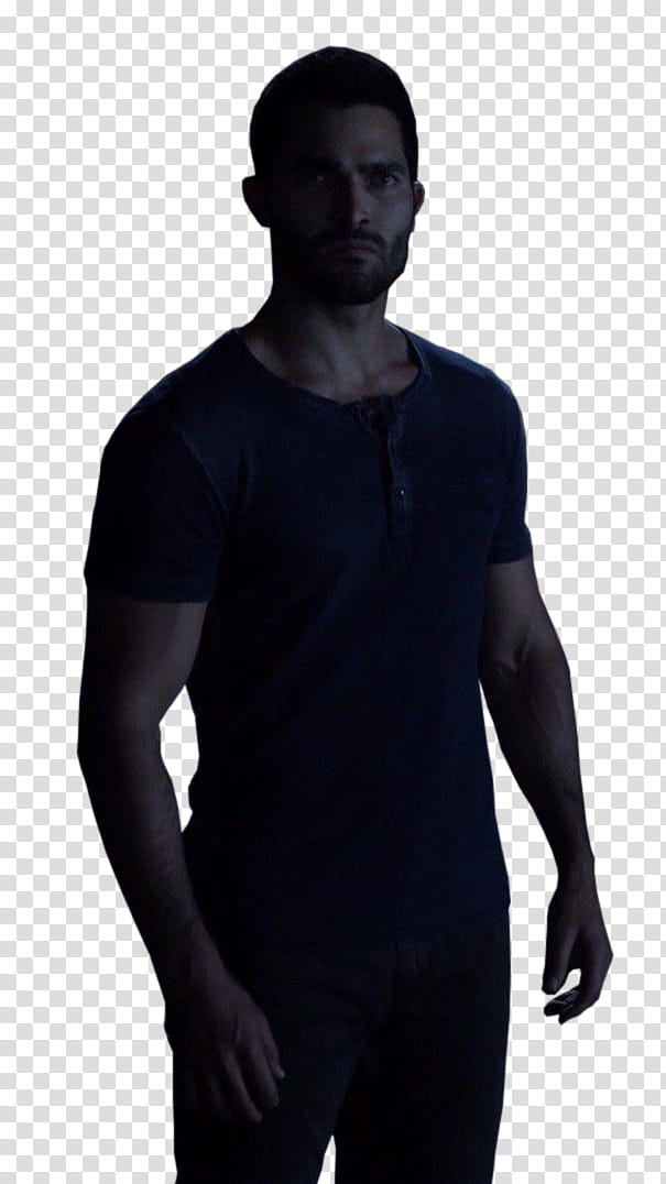 Sterek S Ep  , man wearing black t-shirt transparent background PNG clipart