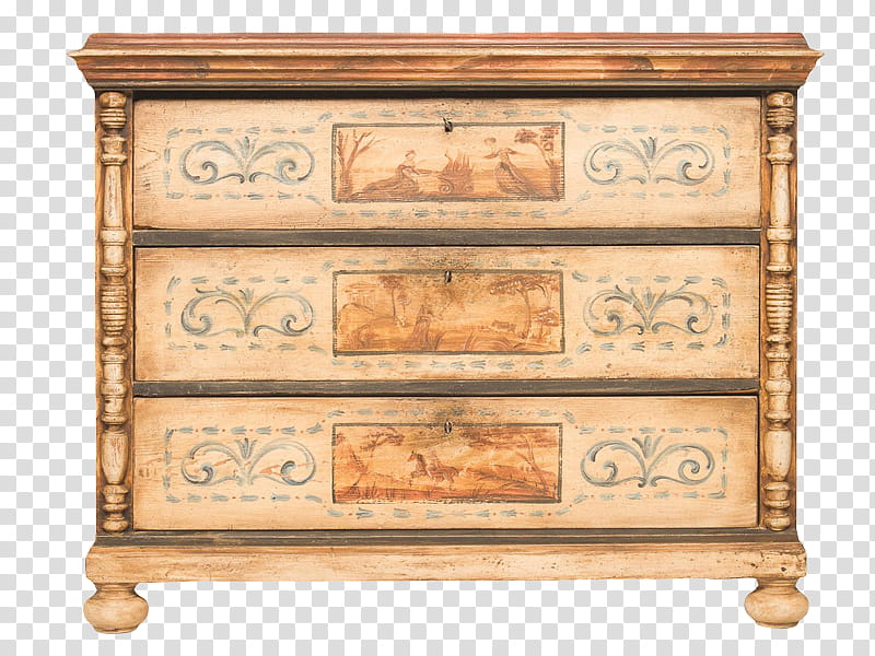 , brown wooden -layer drawer transparent background PNG clipart