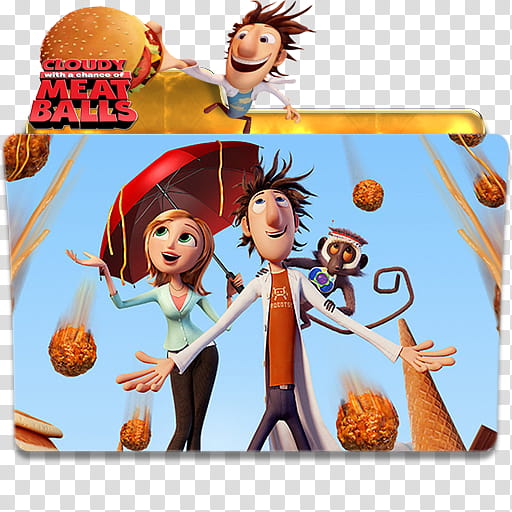 Cloudy With A Chance Of Meatballs Folder Icon , Cloudy With A Chance Of Meatballs I transparent background PNG clipart