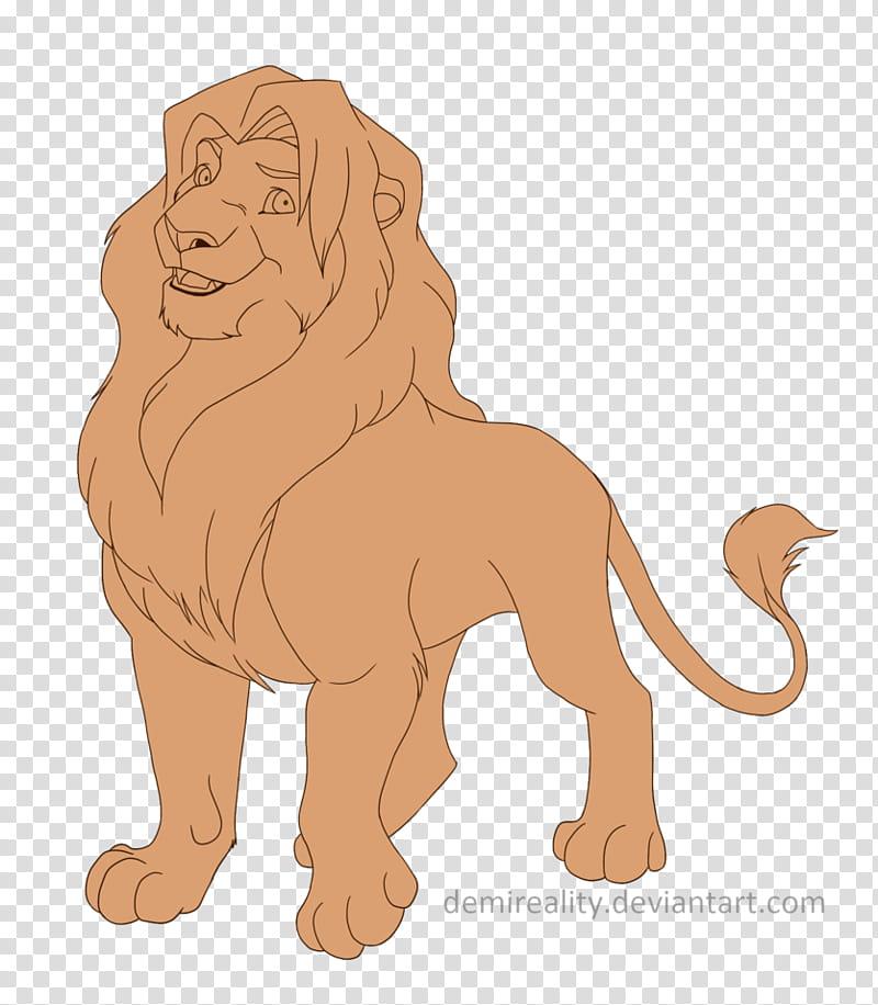 TLK, Male Lion Lineart FREE, brown lion illustration transparent background PNG clipart