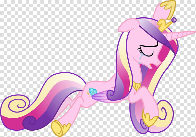 Despondent Princess Cadance (Normal Version), pink Little Pony transparent background PNG clipart