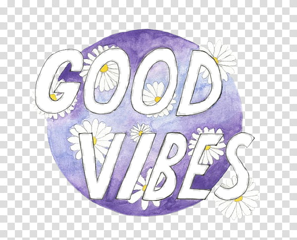 good vibes text transparent background PNG clipart