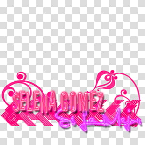 Texto Selena Gomez transparent background PNG clipart thumbnail