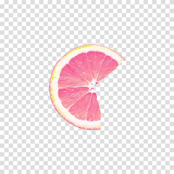 Aesthetic pink mega , sliced citrus transparent background PNG clipart
