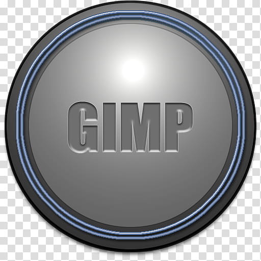 Round Plastic dock icons, GIMP, Gimp logo transparent background PNG clipart