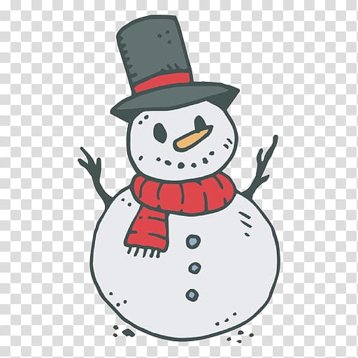 Snowman, Cartoon transparent background PNG clipart | HiClipart