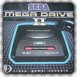 Drive Sega Genesis Dock Icon, Mega Drive transparent background PNG clipart